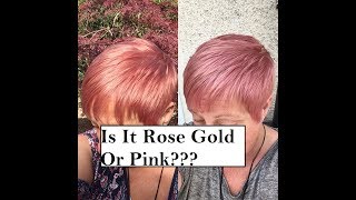 Is It Rose Gold Or Pink Hair? Jayhair