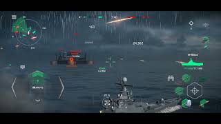 Modern Warships: 1 VS 3 RF Breeze gameplay 4 kills,  free to play