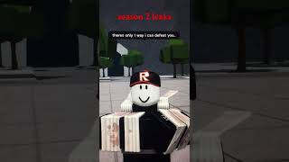 Season 2 leaks there’s nothing we can do…#leaks #roblox #thestrongestbattlegrounds #gaming #trending