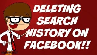 Deleting Search History on Facebook [HD]