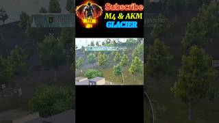 1vs4 on M416 & akm glacier squad #pubgmobile #shorts