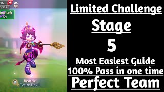 Lords mobile Petite Devil Stage 5 auto|Limited Challenge Trick vs Trick Stage 5 Auto|Beatrix Stage 5