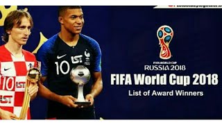 FIFA World Cup 2018 Awards: Full list of award winners