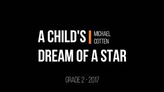 A Child's Dream Of A Star - Michael Cotten