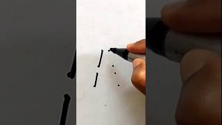 A letter art technique #shortvideo #aletter #3dart