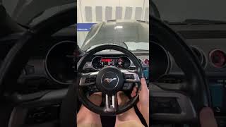 mustang dyno pull from the drivers pov