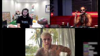 Jake Paul mocks Nate Diaz on Stream with Adin Ross and Andrew Tate