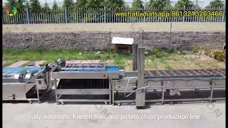 Automatic potato chips french fries production line|potato chips making machine|french fries line