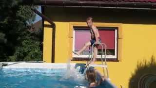 Outdoor pool at a friend's house