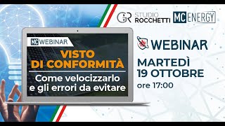 19.10.2021 - VISTO DI CONFORMITA'  Come Velocizzarlo e gli Errori da Evitare