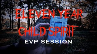 EVP Session with Lonely Spirit of Eleven-Year Old Boy Using Digital Recorder