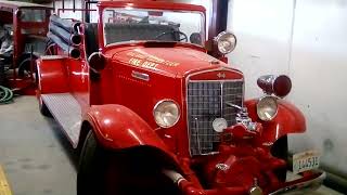 fire apparatus from the old days, International/Van Pelt. Engine?. Overdrive & is capable of 70 mph