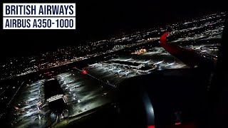 British Airways Airbus A350-1000 ✈ Departing London Heathrow Airport