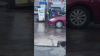 Gas station explosion in Jamaica