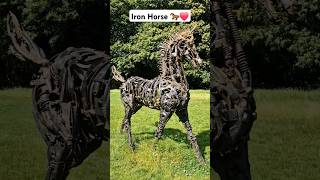 Iron Horse at Bois de la Cambre, Belgium 🇧🇪❤️🇱🇰 #brussels #belgium #horse