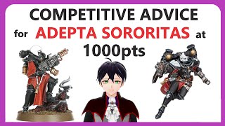 The Most Powerful Adepta Sororitas 1000 point Army Lists in 40k 10th edition