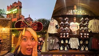 A Spooky Evening at Hollywood Studios | New Tower of Terror Merch and Shopping!