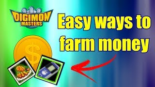 Easy ways to farm money - Digimon Masters Online