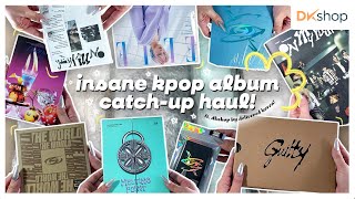 insane!! kpop album catch-up haul & unboxing! ★ ft. dk shop!