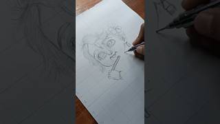 Cute krishna drawing janmashtami special ||😍 #shorts #cute #krishna #drawing