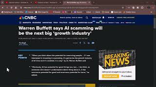 Warren Buffett says AI Scamming Will Be the Next Big Growth Industry