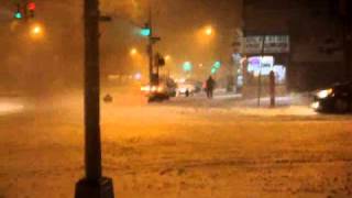 TORMENTA DE NIEVE EN   BROOKLYN NY  2010