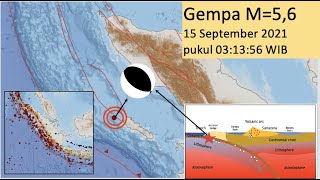 #GEMPA M=5,6 SIMEULUE ACEH | GEMPABUMI HARI INI 15 SEPTEMBER 2021