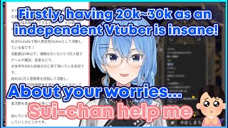 Suisei Advices an Independent Vtuber Who Is Thinking of Entering A Company【Hololive | Eng Sub】