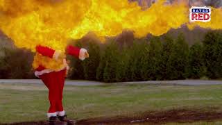 TORCH IT - We Take a Flamethrower to Dancing Santa