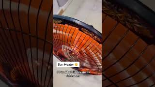 Heater😍fan Heater❤️‍🔥sun heater apple heater#youtubeshorts