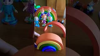 Amazing Rainbow 🌈 wooden toy #viralvideos #satisfying #ytshorts #youtubeshorts