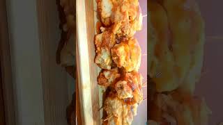 CRISPY EGG ON BAMBOO SKEWER #shorts #shortsvideo #shortvideo #short