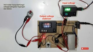 Power supply 12 volt dc stabilizer (ic regulator 7812)