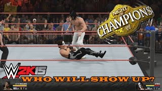 WWE 2K15 PC MOD: WWE Night of Champions Main Event Prediction (Rollins vs Sting)