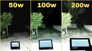 Comparativo - Refletor Led 50w, 100w e 200w...