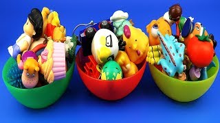 Play Ice Cream bowls Surprise egg opening Toys Cups surprises