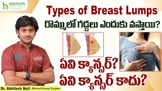 Types of Breast Lumps || Breast Cancer Diagnosis and Treatment in Telugu || Dr Abhilash Nali