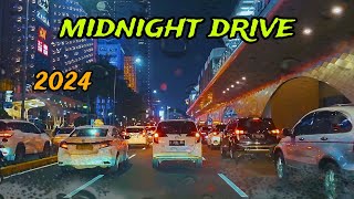 MALAM HARI 2024 - DRIVING IN DOWNTOWN JAKARTA INDONESIA