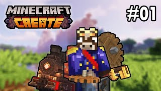 J'ai Commencé la Survie dont j'ai TOUJOURS rêvé | Minecraft Create 1.20