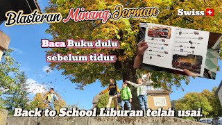 ANAK2 BLASTERAN MINANG JERMAN hobinya BACA BUKU ||  Swiss🇨🇭Vlogs