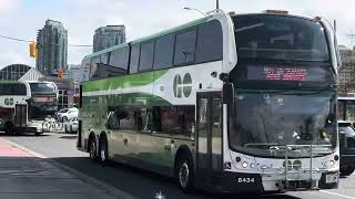 GO Transit Alexander Dennis Enviro500 “SuperLo” 8434 with exterior safety announcements