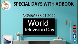 WORLD TELEVISION DAY 21 NOVEMBER BY ADBOOK 2022