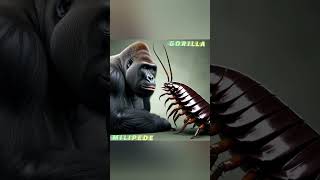 ✅ GORILLA + MILIPEDE ✅ #shorts #ai #aiart #viralvideo