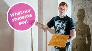 CAVC: What our students say - Plastering.