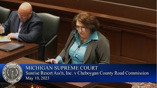 163949  Sunrise Resort Ass'n, Inc v Cheboygan Co. Rd Commission