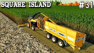 farming Simulator 22 Square Island Map Timelapse Ep #31  Mega Farm fs22 gameplay