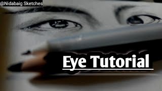 Taehyung || BTS || V BTS ||Eye Tutorial || @Nidabaig Sketches