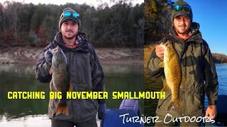 Catching late November smallmouth on Lake Norris.