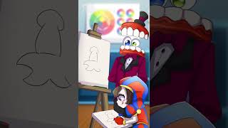 Drawing with Caine and Pomni (The Amazing Digital Circus Animation)