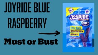 Joyride Blue Raspberry Strips Review